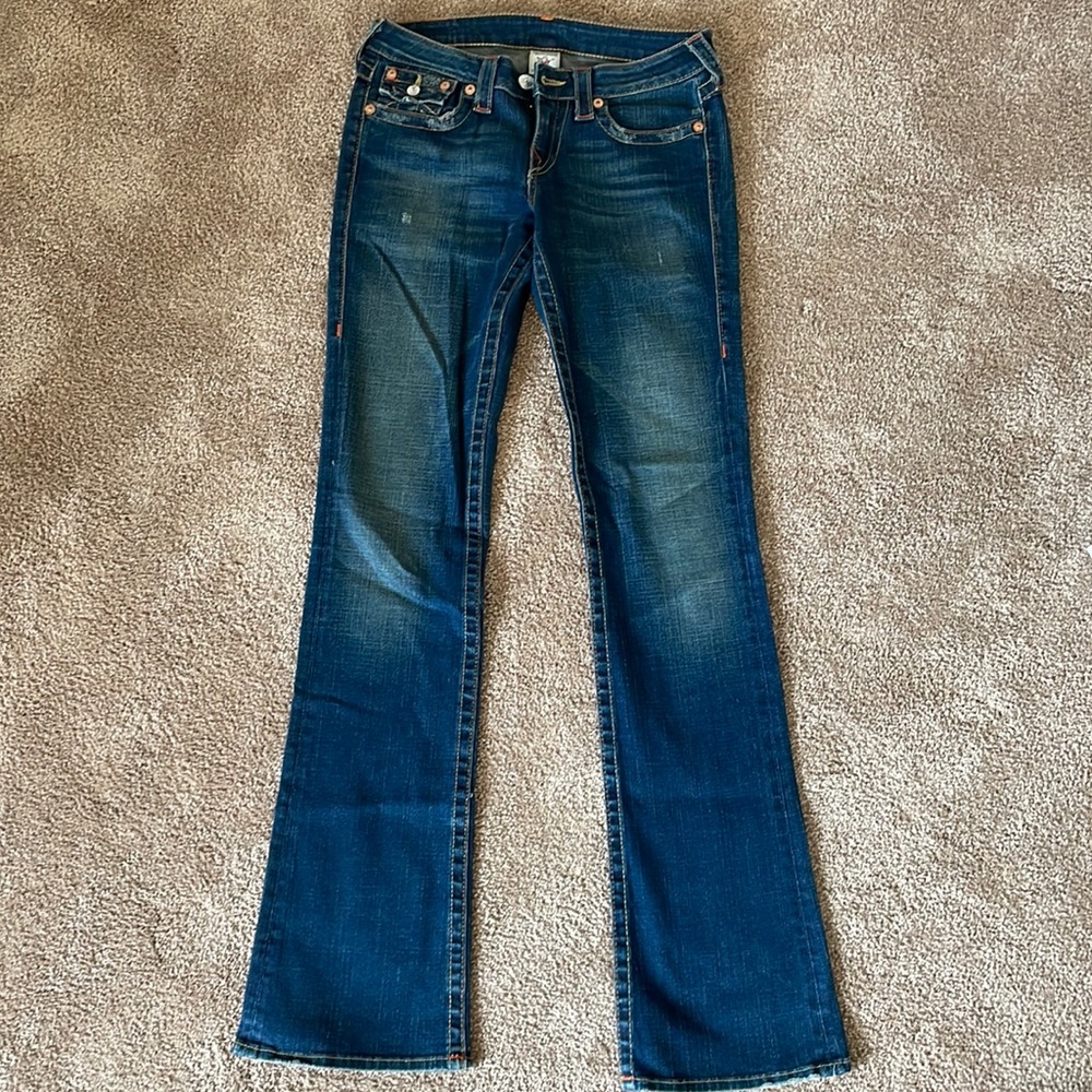 True Religion BECKY BOOT CUT WOMENS JEAN 28